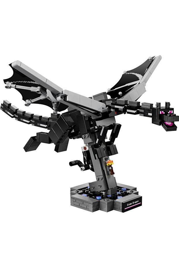 ® Minecraft® Ender Ejderhası 21595 – 10 Yaş Üzeri Çocuklar için Oyuncak Yapım Seti (710 Parça) - 3