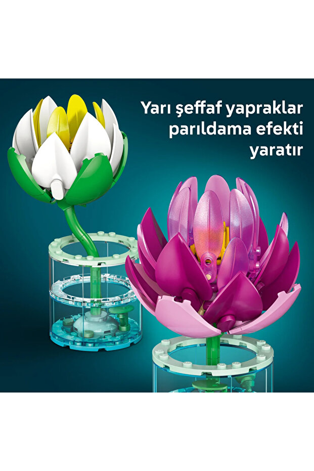 ® Botanicals Nilüferler 11511 - 9 Yaş ve Üzeri Çocuklar için Oyuncak Yapım Seti (259 Parça) - 6