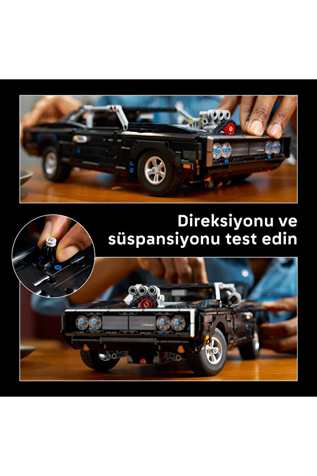 ® Technic Fast and Furious Dodge Charger R/T Araba 42231 - 18+ için Model Yapım Seti (1516P) - 7