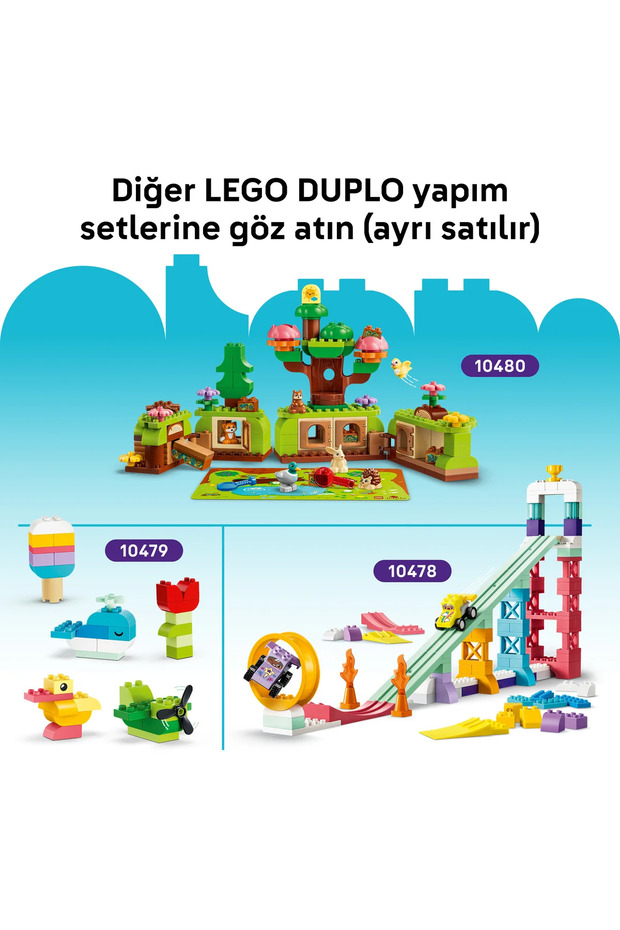 ® DUPLO® Hayvan Yapma Oyunu Eğitici Oyuncak 10472 – 3+ Yaş için Oyuncak Yapım Seti (94 Parça) - 11