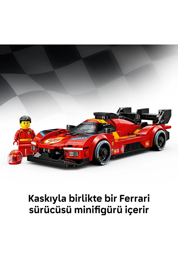 ® Speed Champions Ferrari 499P 77261 - 9 Yaş Üzeri Çocuklar için Oyuncak Yapım Seti (329 Parça) - 9
