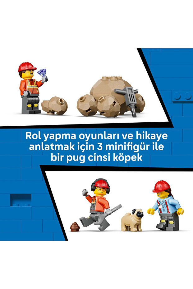 ® City Damperli Kamyon ve Ön Yükleyici 60494 - 8 Yaş Üzeri için Oyuncak Yapım Seti (1132 Parça) - 10