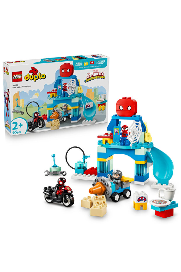 ® DUPLO® | Marvel Spidey Takımı Karargahı 10464 – 2+ Yaş için Oyuncak Yapım Seti (65 Parça) - 1