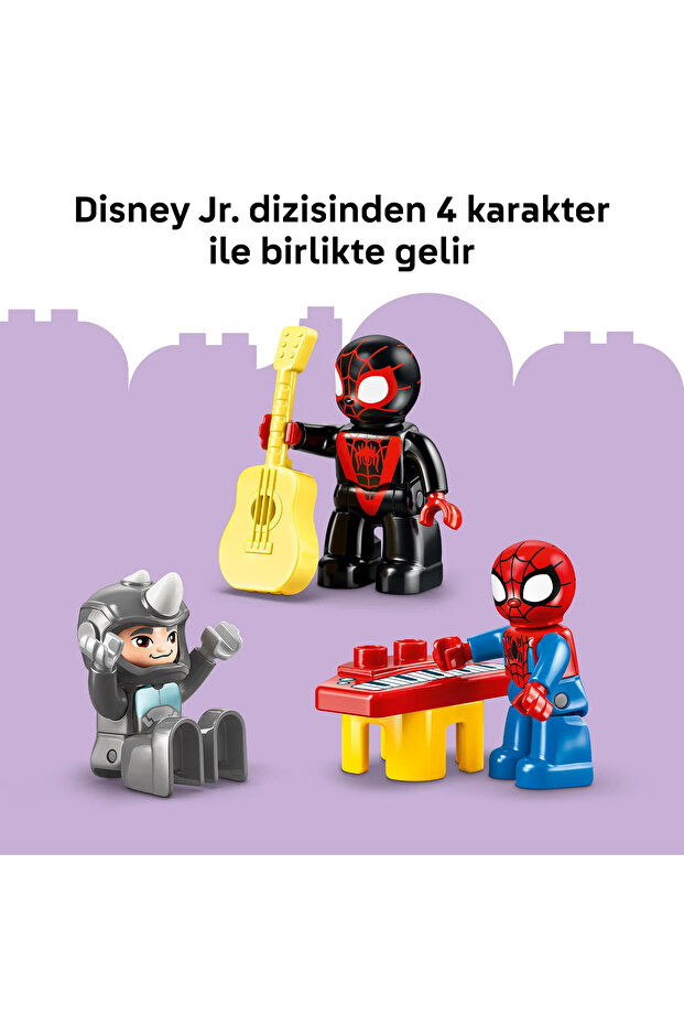 ® DUPLO® | Marvel Spidey Takımı Karargahı 10464 – 2+ Yaş için Oyuncak Yapım Seti (65 Parça) - 10