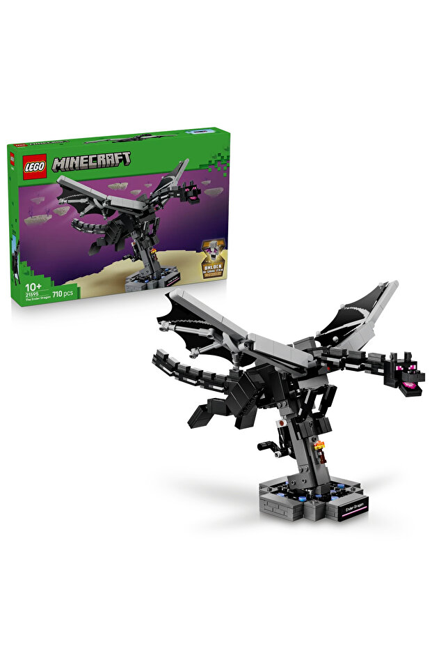 ® Minecraft® Ender Ejderhası 21595 – 10 Yaş Üzeri Çocuklar için Oyuncak Yapım Seti (710 Parça) - 1