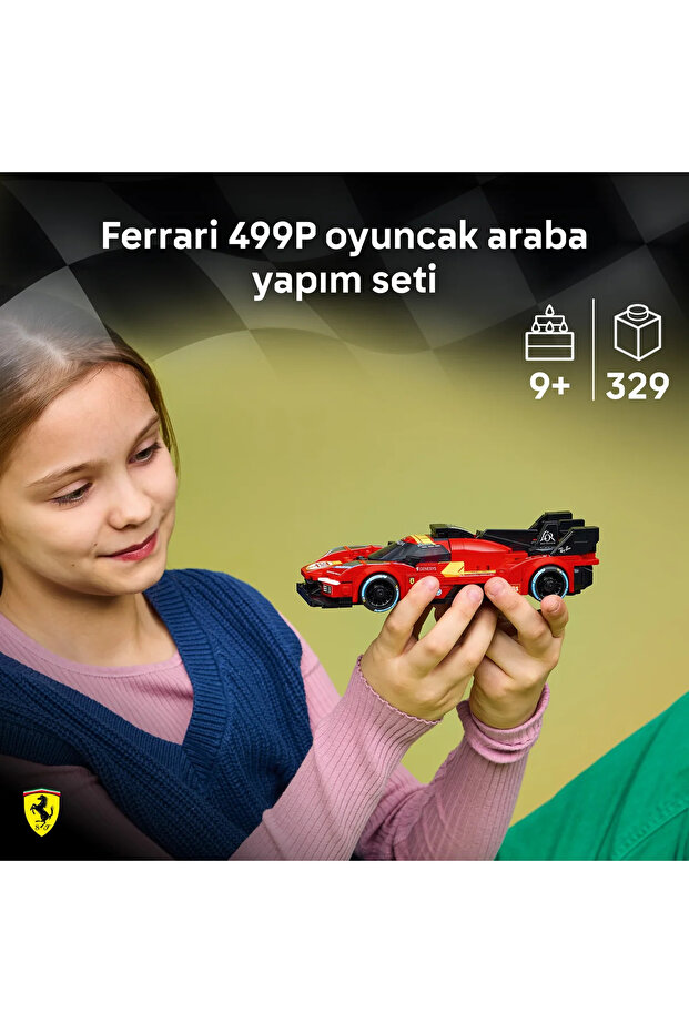 ® Speed Champions Ferrari 499P 77261 - 9 Yaş Üzeri Çocuklar için Oyuncak Yapım Seti (329 Parça) - 6