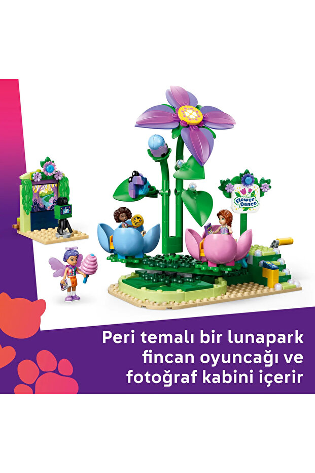 ® Friends Dönen Çiçek ve Peri Fincanı 42702 - 7 Yaş ve Üzeri için Oyuncak Yapım Seti (321 Parça) - 7