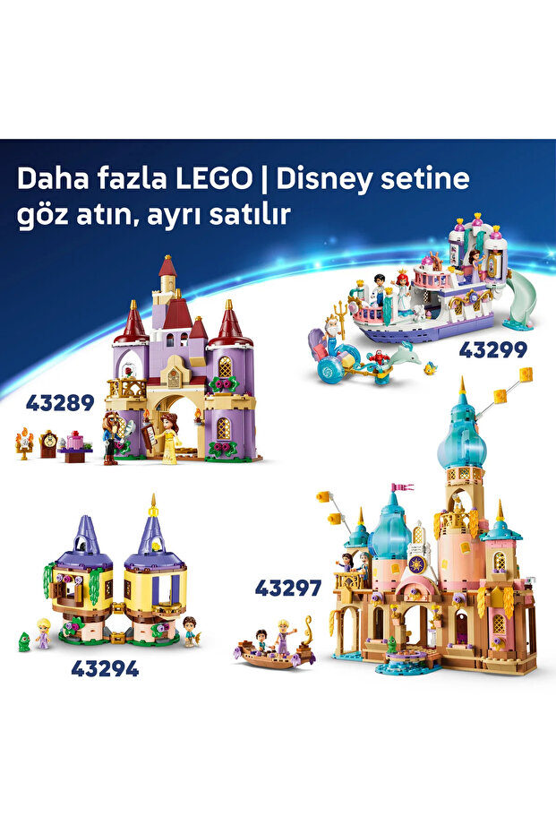 ® ǀ Disney Princess Yasemin’in Mücevher Kutusu 43295 – 6+ için Oyuncak Yapım Seti (458 Parça) - 11