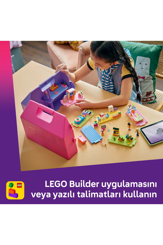 ® Friends Yaratıcı Bebek Evi Bavulu 42697 - 6 Yaş ve Üzeri için Oyuncak Yapım Seti (355 Parça) - 10
