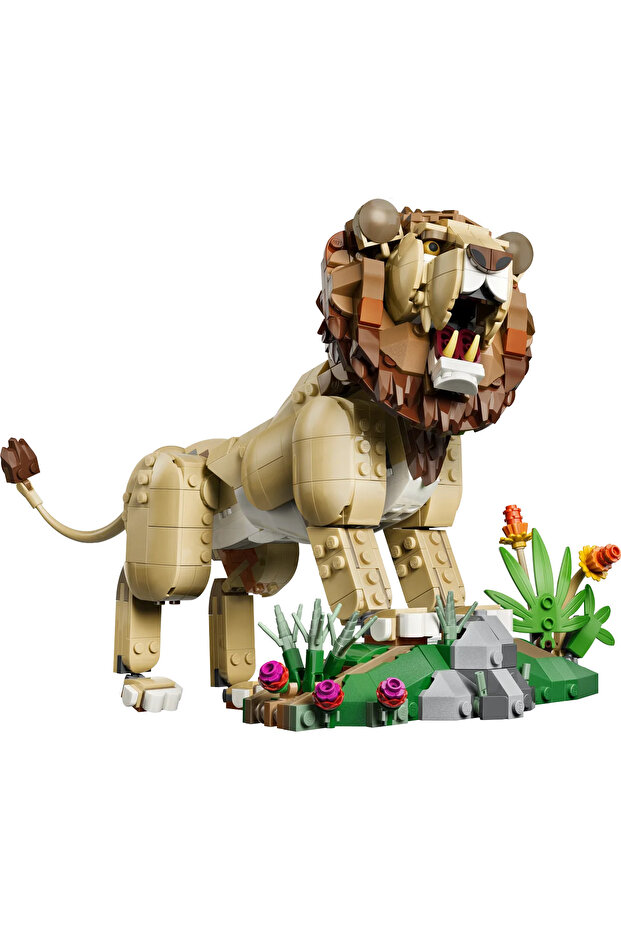 ® Creator 3’ü 1 Arada Vahşi Hayvanlar: Görkemli Aslan 31386 - 9+ için Oyuncak Yapım Seti (839P) - 3