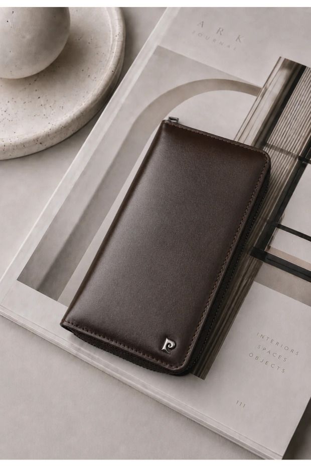 Unisex Men's and Women's 100% Genuine Leather Vertical Wallet Card Holder - Leather Accessory - Leather Gift - Pc-11056