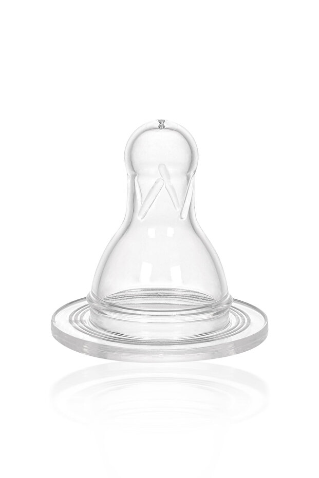 Silicone Baby Bottle Nipple Slow Flow 0-6 Months