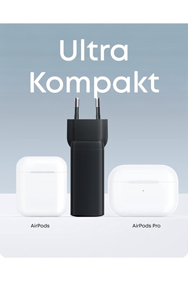 PowerPort III Hızlı Şarj Cihazı, 65W, GaN II Teknolojisi, 3 Bağlantı Noktalı, Siyah - A2667 - 6