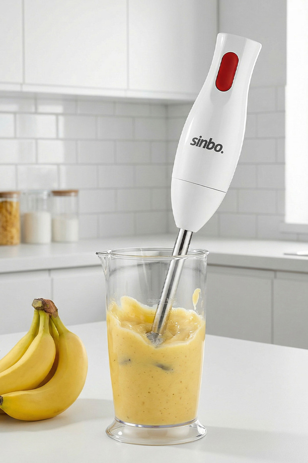 SHB 3185 350 W Paslanmaz Çelik Ayaklı El Blenderi - 4