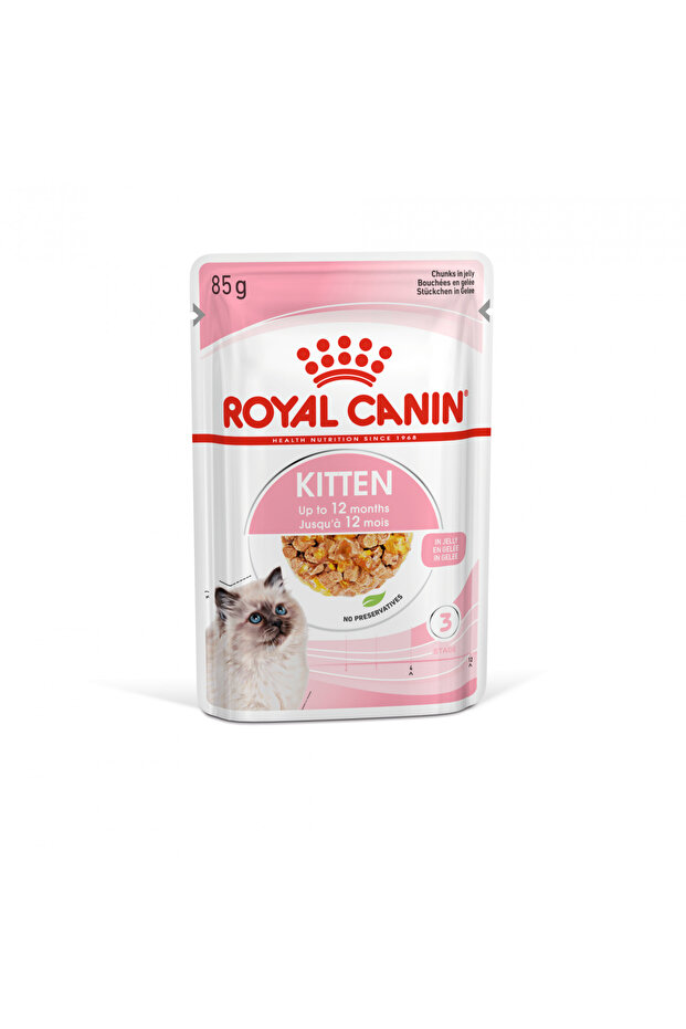 Baby Cat Canned in Pouch Kitten Jelly 85Gr