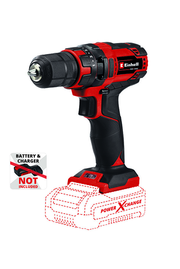 Akülü Vidalama TC-CD 18/35 Li-Solo PXC (18V, 10mm mandren, akü ve şarj olmadan) - 4513927 - 3