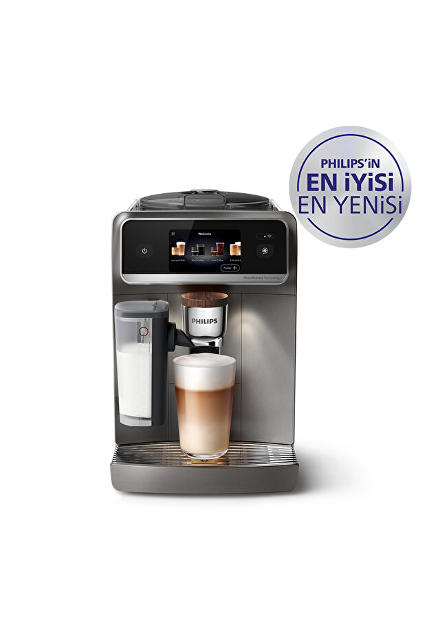 8000 Serisi LatteGo Pro Café Aromis Kahve Makinesi, Evde Kafe Kalitesi, 54 farklı içeçek, EP8757/92