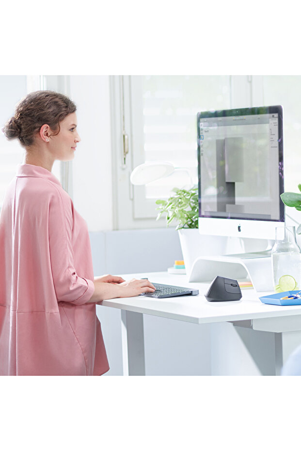 MX Vertical Gelişmiş 4000 DPI Ergonomik Dikey Mouse, Siyah 910-005448 - 11