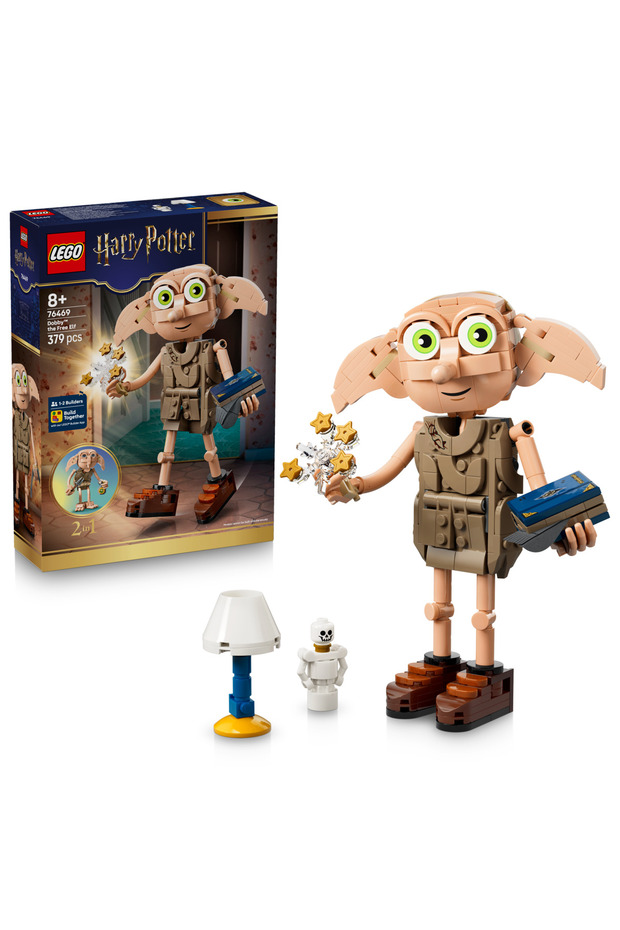 ® Harry Potter™ Özgür Ev Cini Dobby™ 76469 - 8 Yaş ve Üzeri için Oyuncak Yapım Seti (379 Parça)