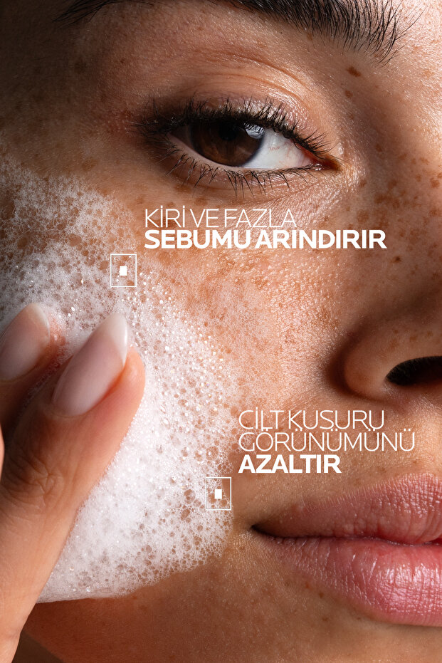 Yağlı ve Akneye Eğilimli Ciltler için Effaclar Yüz Temizleme Jeli 400 ml - 4