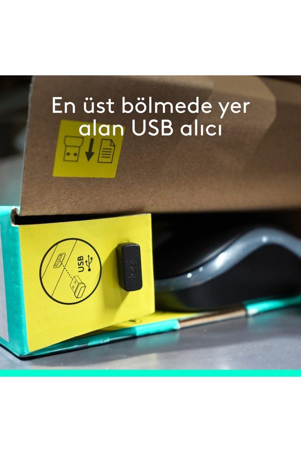 MK295 Sessiz Kablosuz Türkçe Q Klavye Mouse Seti, Siyah 920-009804 - 11