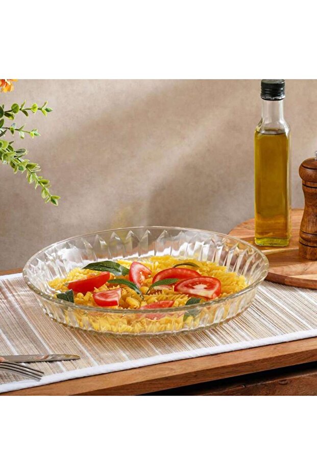 Beca Serving Platter Dia29.2cm - Clear