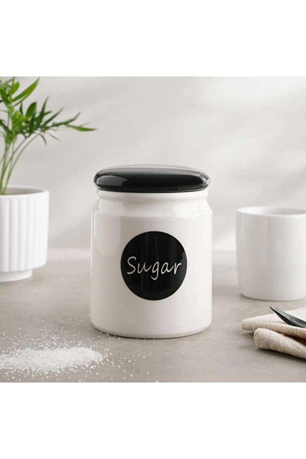 Denzi Sugar Canister 800Ml - White