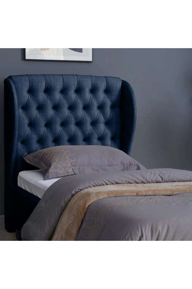 PLUTO HEADBOARD CHANEL NAVY BLUE L-120 : H-125 CM
