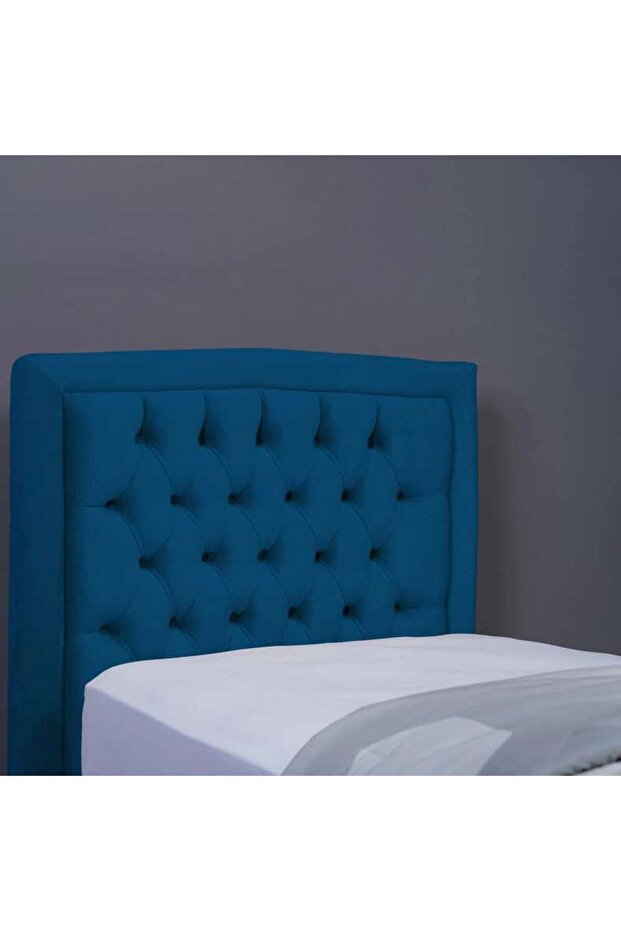 BIANCA HEADBOARD VELVET BLUE L-90 : H-125 CM