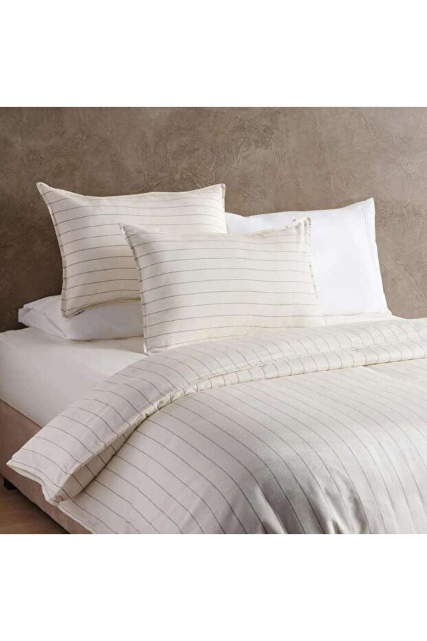 Woven Dreams 3-piece King Duvet Cover Set 230x220cm - Anthracite