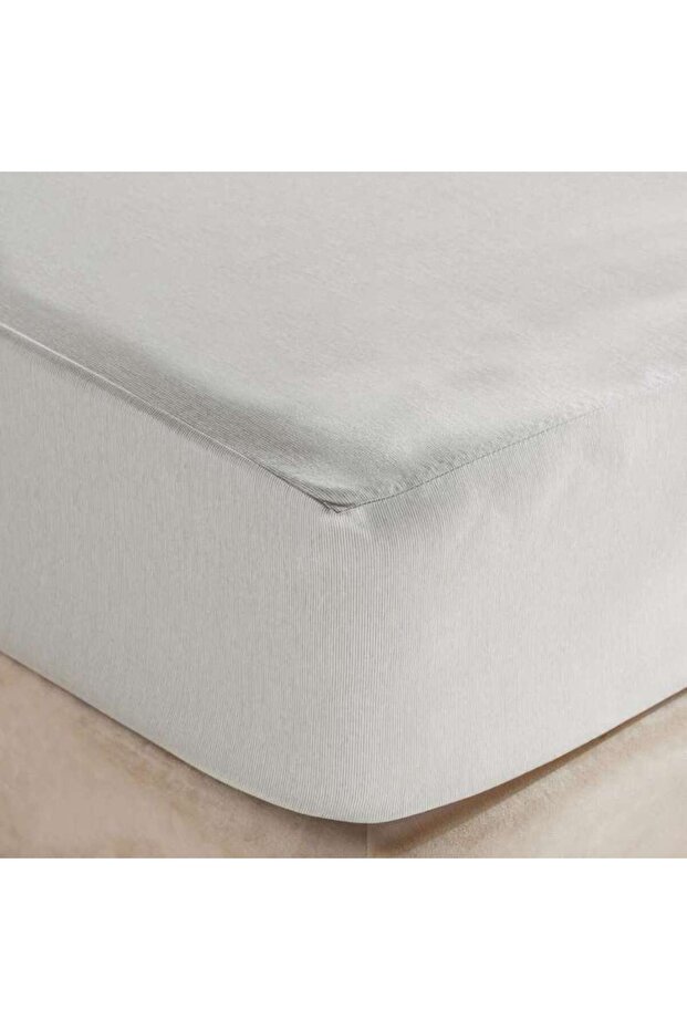 Room Essentials Urban King Fitted Sheet 180x200+33cm - Beige