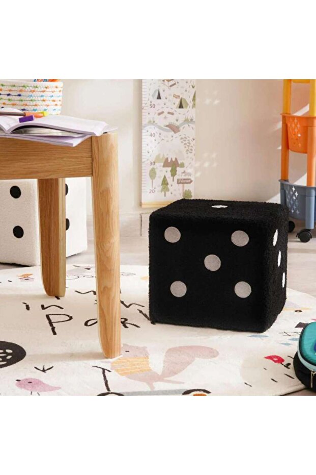 Perfect Dice Stool 29x29x25cm - Black
