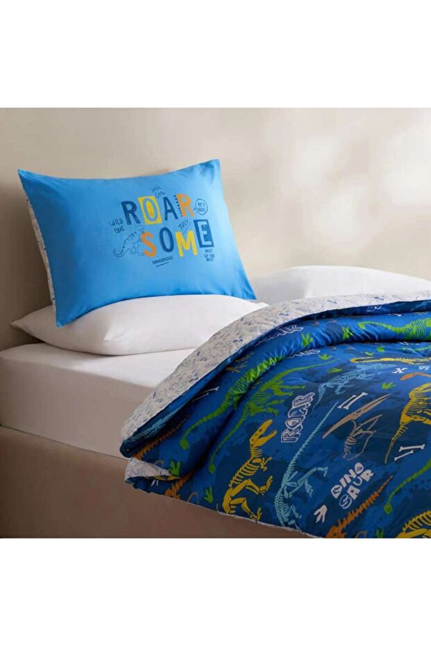 Roarsome 2-piece Comforter Set 135x220cm-blue