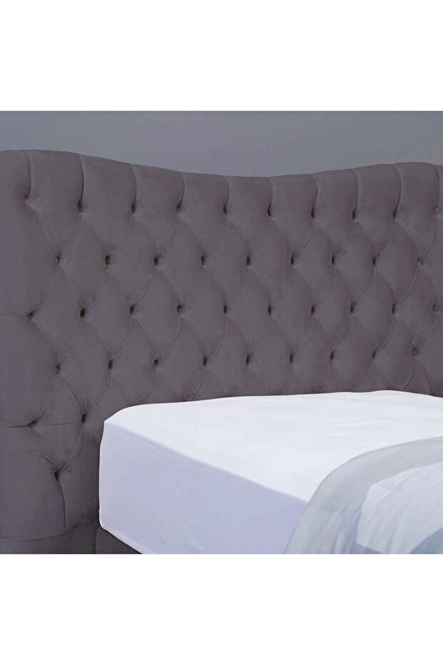 MARS HEADBOARD VELVET GREY L-90 : H-125 CM