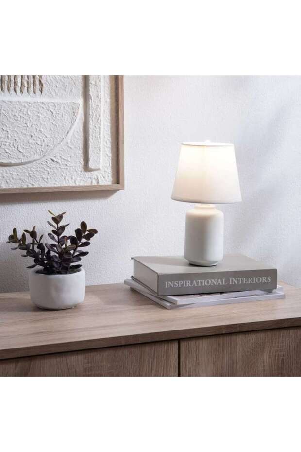 Dowan E14 Table Lamp Dia14.2x24.5cm - Off White