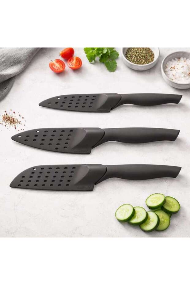Berghoff Vector 3-piece Knife Set - Black