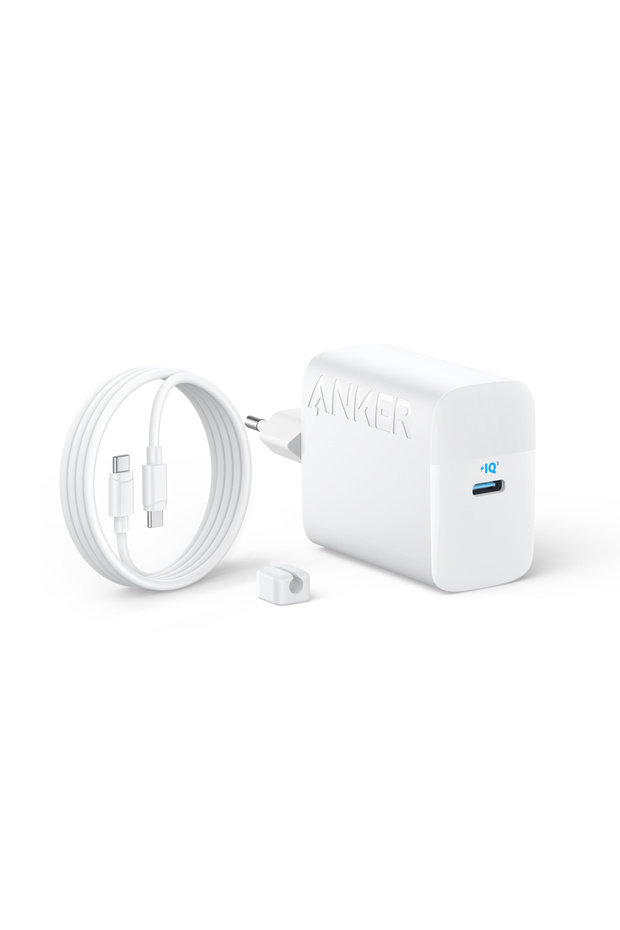 45W, USB-C Şarj Cihazı, Type-C Kablo Dahil, Beyaz - B2653 - 1