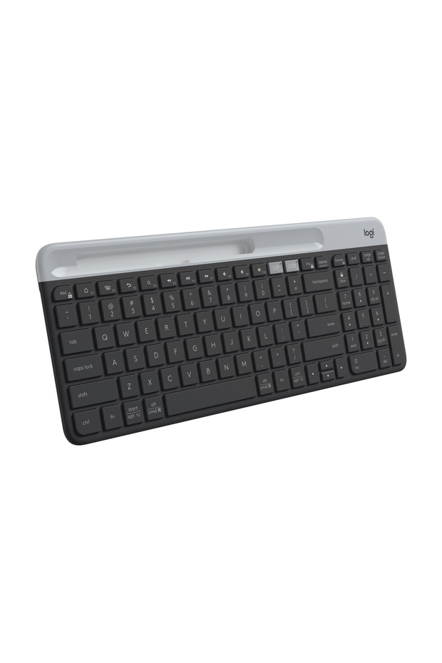 K580 Ultra İnce Bluetooth Kablosuz Çoklu Cihaz Özellikli Türkçe Q Klavye, Siyah 920-010624