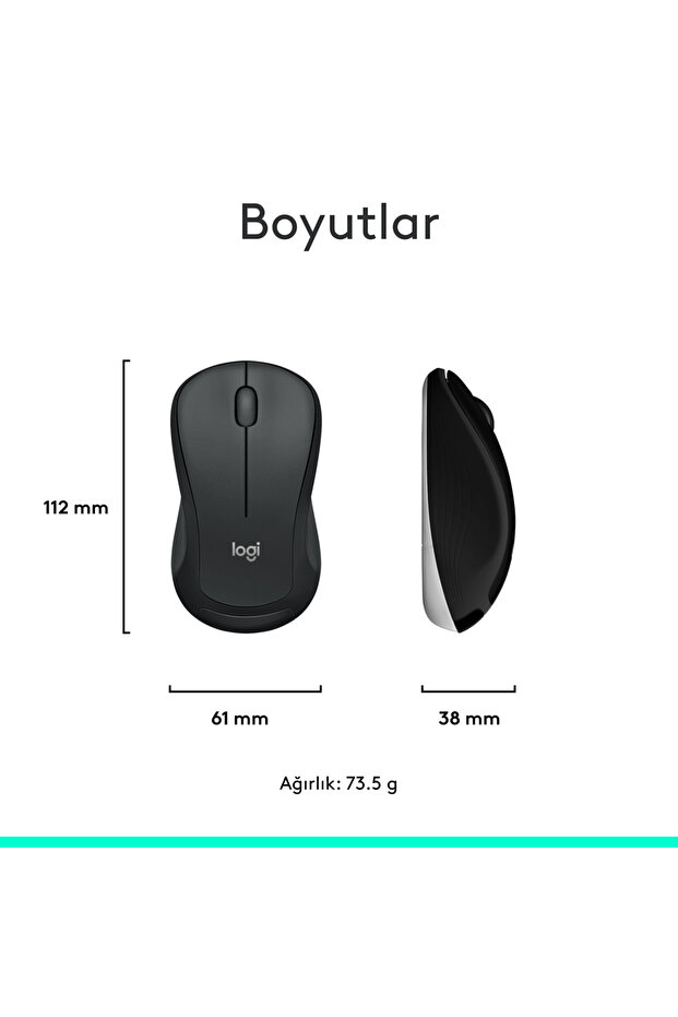 MK540 Advanced Kablosuz Türkçe Q Klavye Mouse Seti, Siyah 5099206 077485 - 12