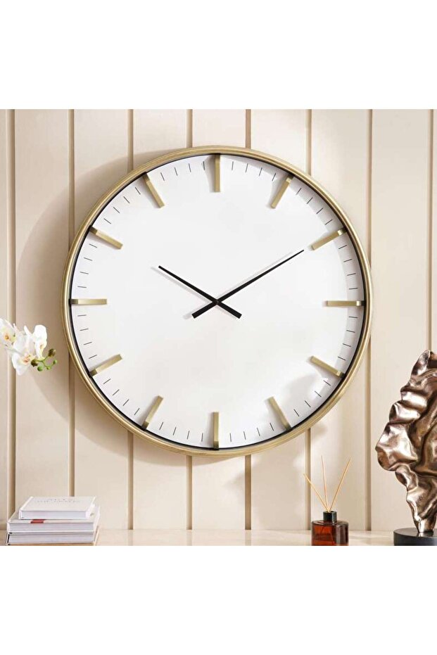 Napier Wall Clock Dia 76x5.6cm- White