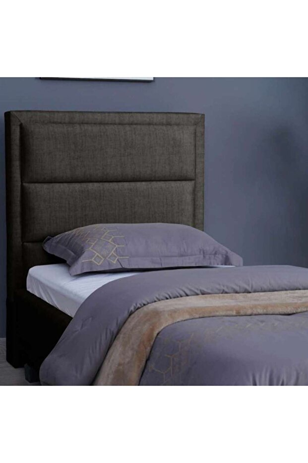 TROJAN HEADBOARD CHANEL LIGHT BROWN L-120 : H-125 CM