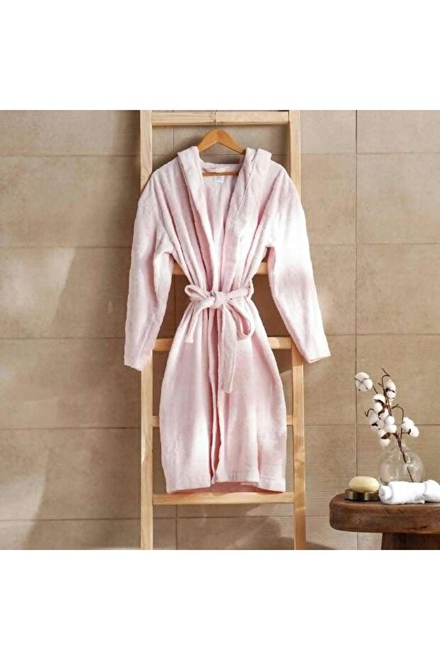 Velora Hooded Bathrobe S/m-rose