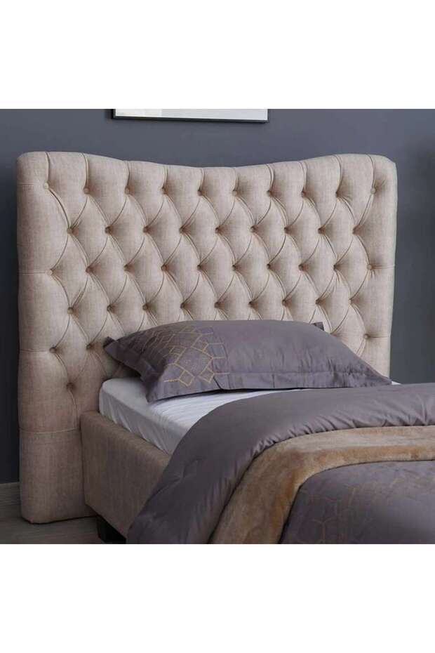 MARS HEADBOARD CHANEL BEIGE L-120 : H-125 CM