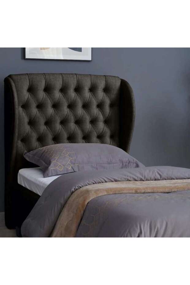 PLUTO HEADBOARD CHANEL LIGHT BROWN L-120 : H-125 CM