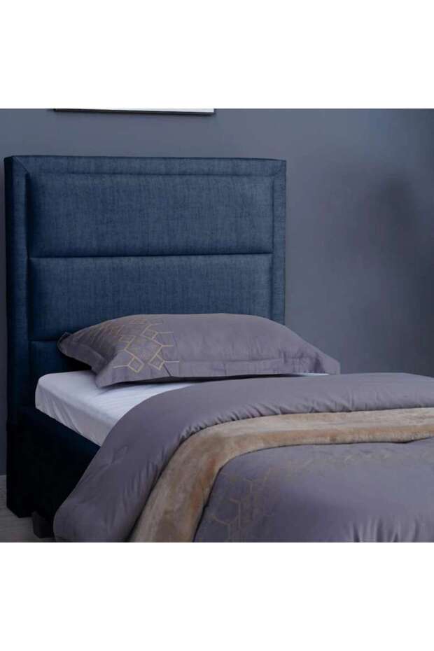 TROJAN HEADBOARD CHANEL NAVY BLUE L-100 : H-125 CM