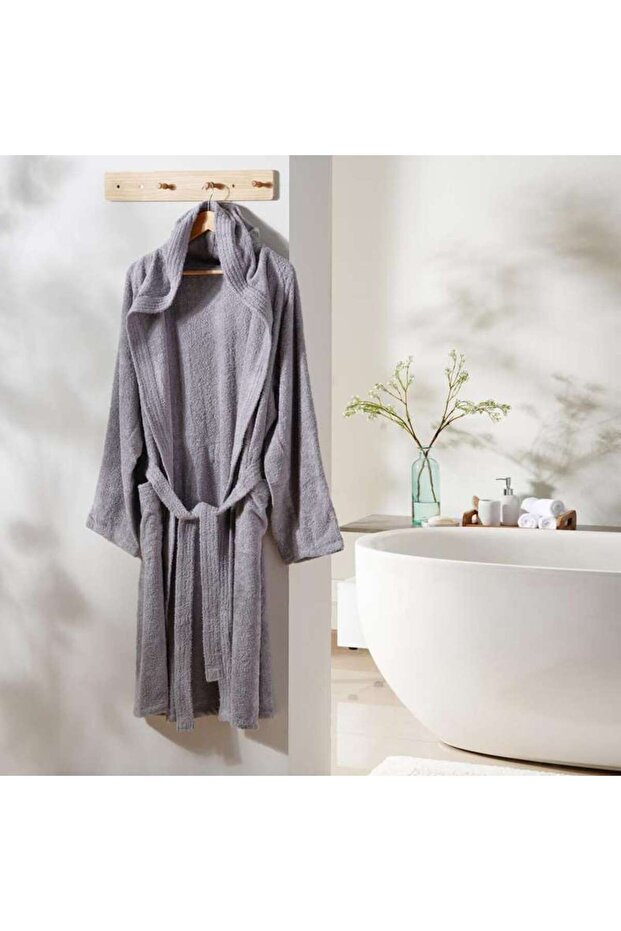 Edsel Bathrobe Grey - M/L