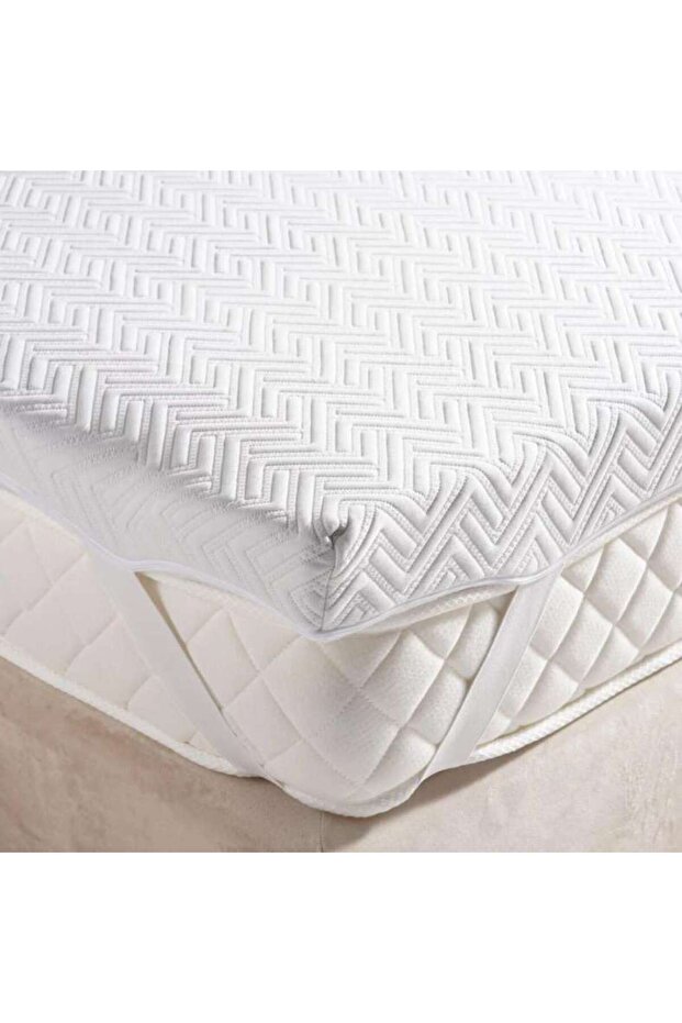 Solace Graphene Infused Memory Foam Mattress Topper 90x200x8cm - White