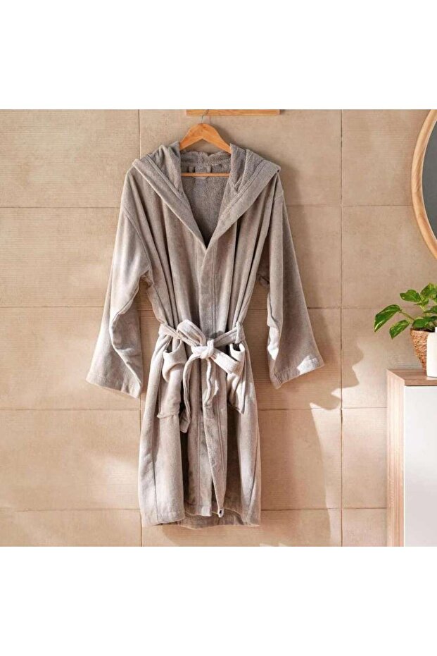 Retreat Hooded Bathrobe L/xl - Grey