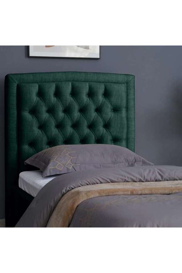 BIANCA HEADBOARD CHANEL OLIVE GREEN L-90 : H-125 CM