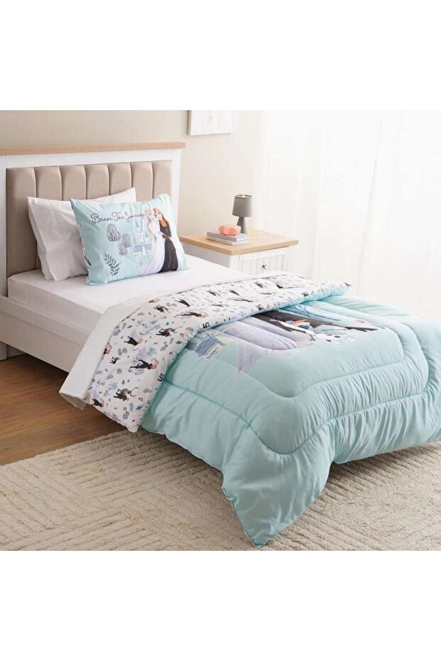 Frozen Wonder Microfiber 2 pcs Comforter Set 135x220cm- Blue